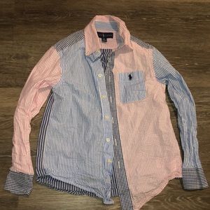 Youth boys long sleeve Polo shirt